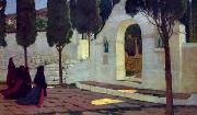 Prats, Santiago Rusinol Calvario de Sagunto painting